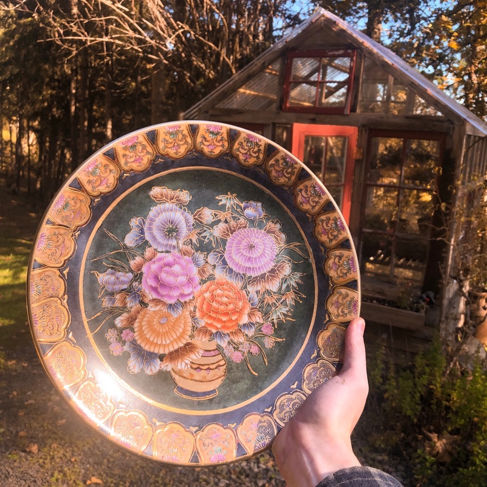 ✨Antique Hand painted Decorative Display Plate✨